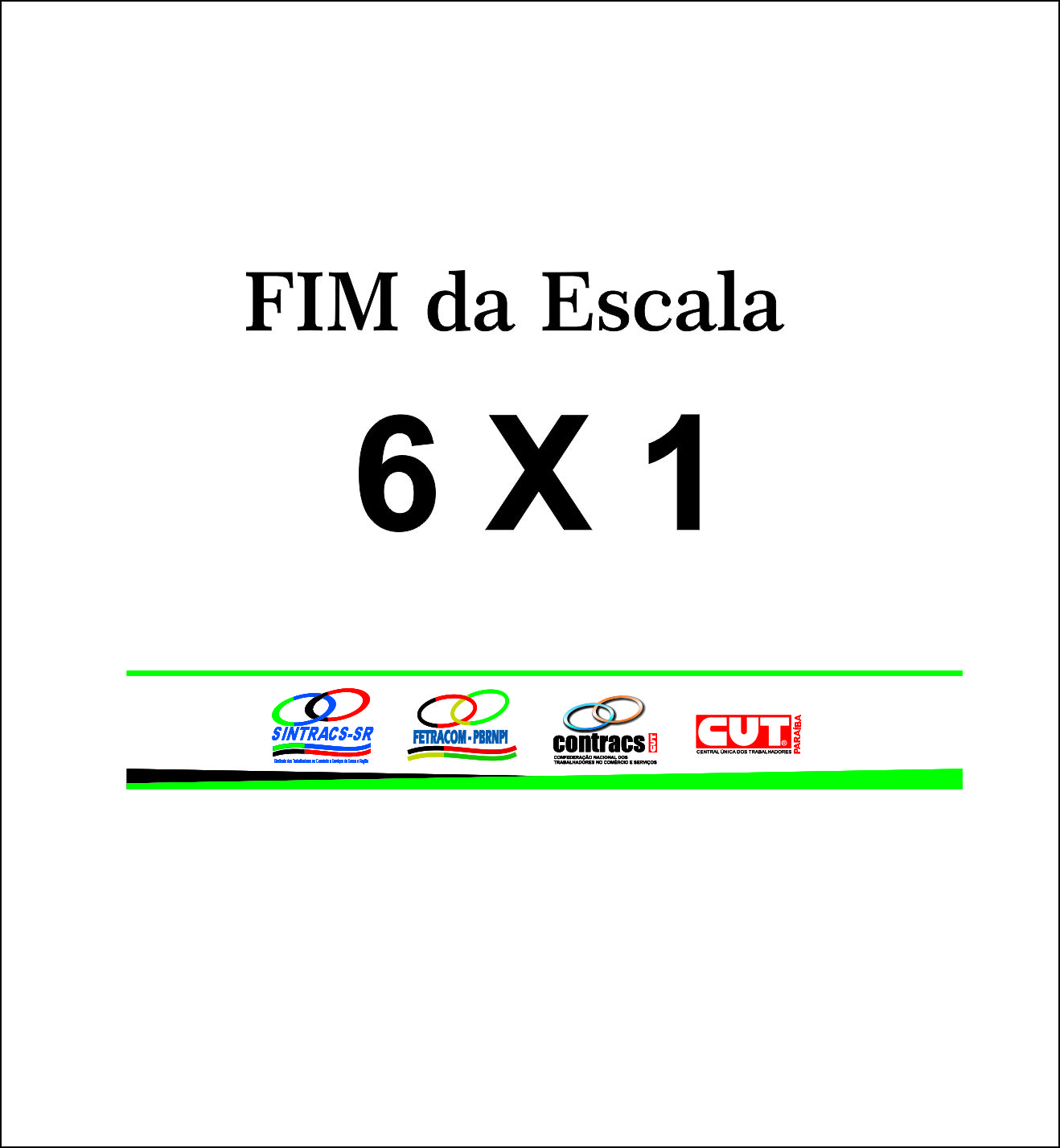 O FIM DA ESCALA 6X1 