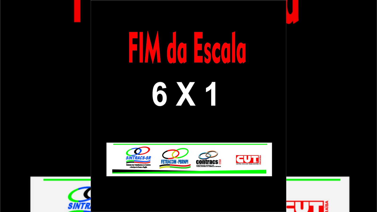 Pela aprovação no Senado da proposta de emenda à Constituição que acaba com a escala 6x1 e limita jornada de trabalho de 44 para 40 horas, sem redução salarial.